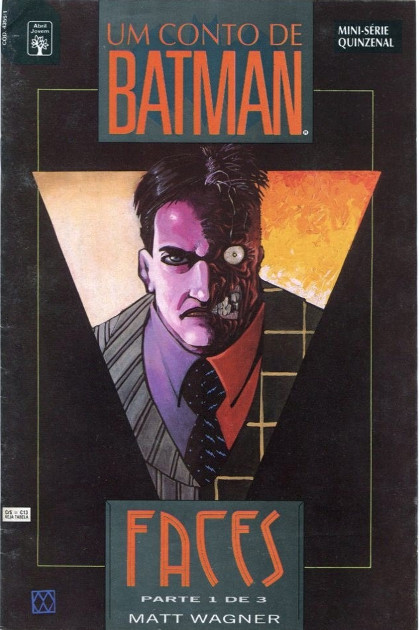 Um Conto de Batman: Faces, de Matt Wagner e Steve Oliff: Batman vs. Foucault