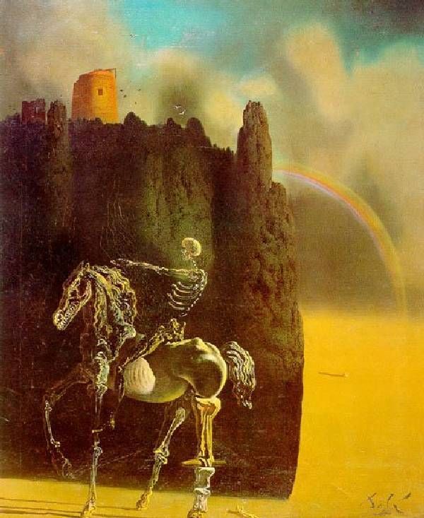 El Caballero de la Muerte, de Salvador Dalí - 5 por Infinito, de Esteban Maroto: sonhos, fantasia e arte de vanguarda em quadrinhos