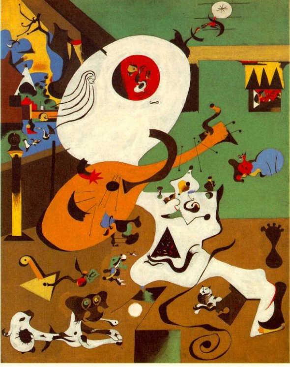 Interior holandés, de Miró - 5 por Infinito, de Esteban Maroto: sonhos, fantasia e arte de vanguarda em quadrinhos