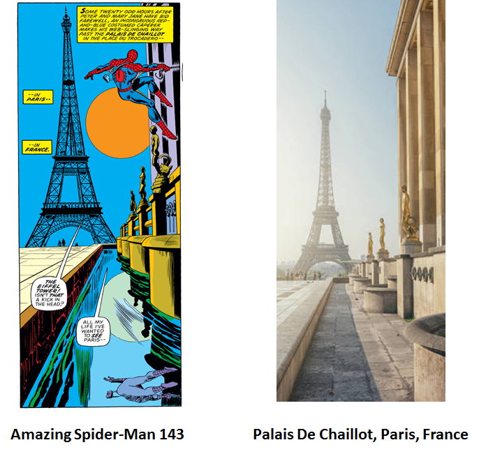 Paris em The Amazing Spider-Man #143
