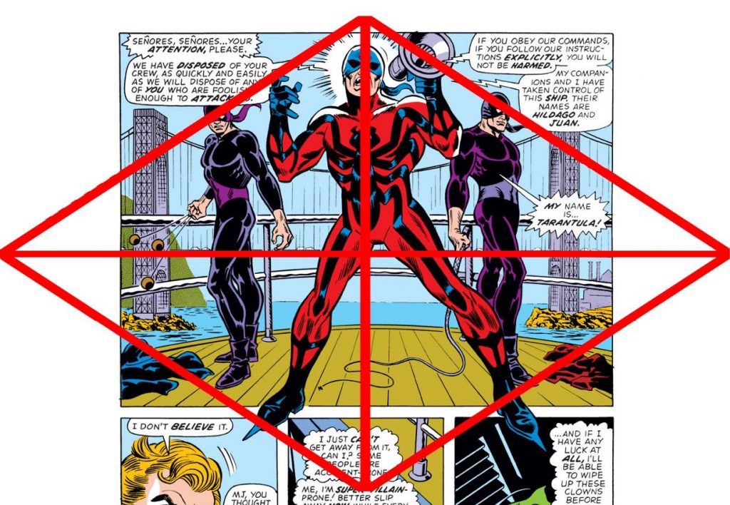 Pontos de fuga no Homem-Aranha de Gerry Conway