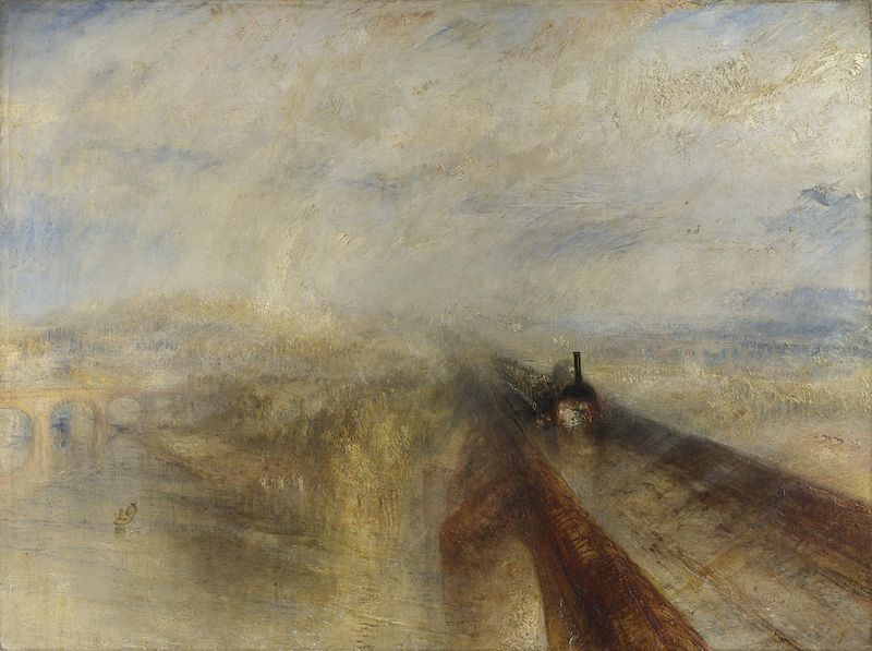 Chuva, Vapor e Velocidade - O Grande Caminho de Ferro do Oeste, de Joseph Mallord William Turner