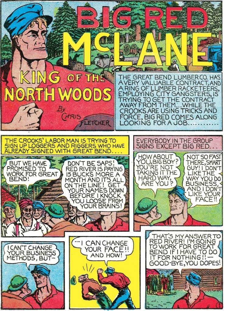  "King of the North Woods" [Fight Comics n. 1 ]