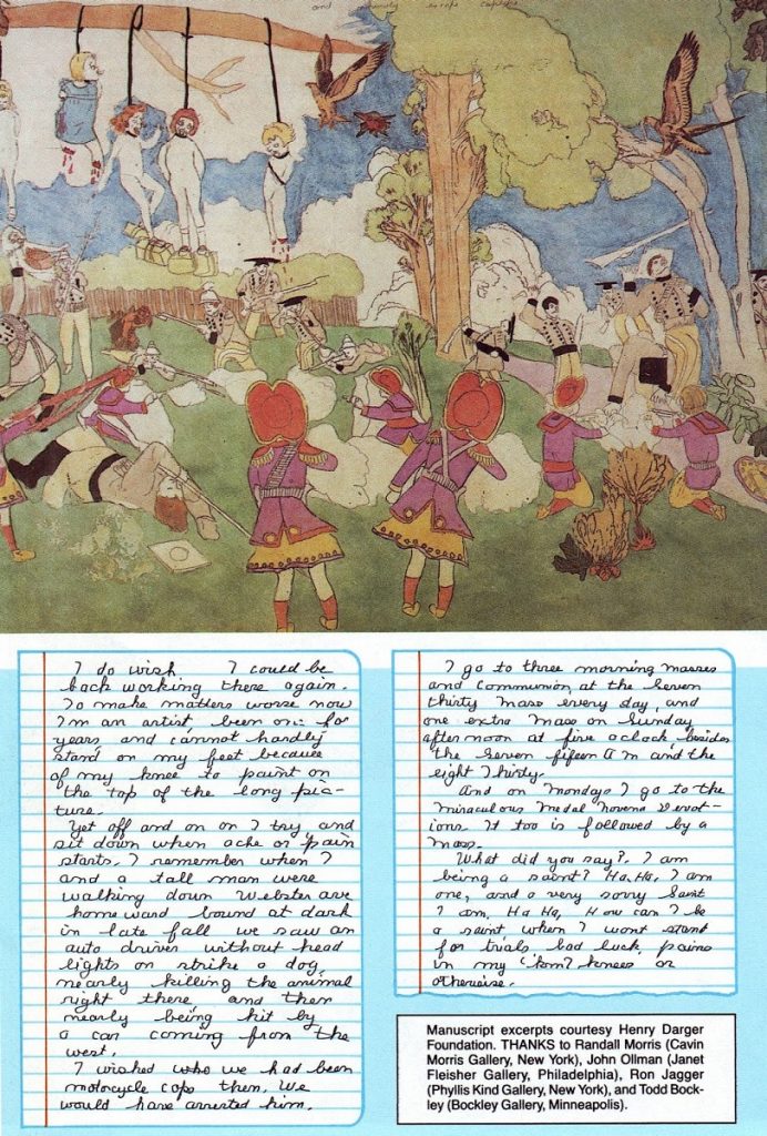 In the Realms of the Unreal, de Henry Darger, na RAW n. 5