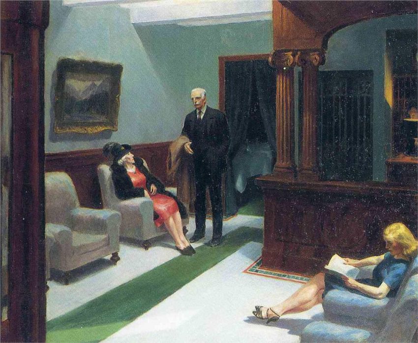 Hotel Lobby - Edward Hopper