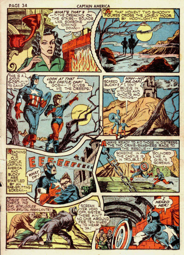 Captain America Comics n. 8 [Jack Kirby e Joe Simon, 1941]