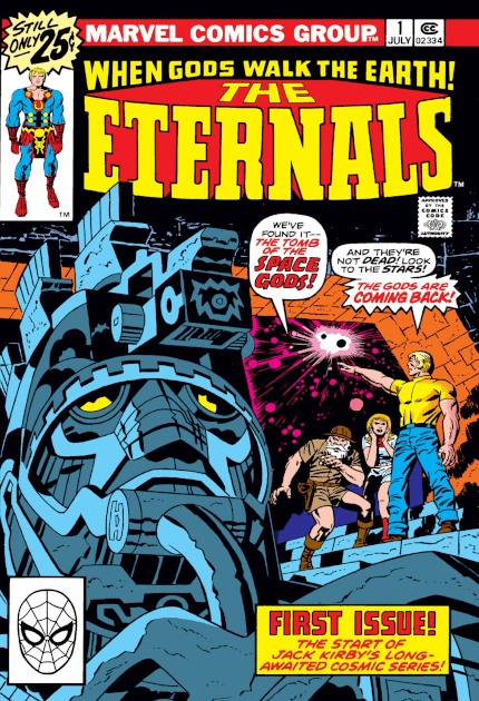 O apocalipse de máscara: Os Eternos, de Jack Kirby