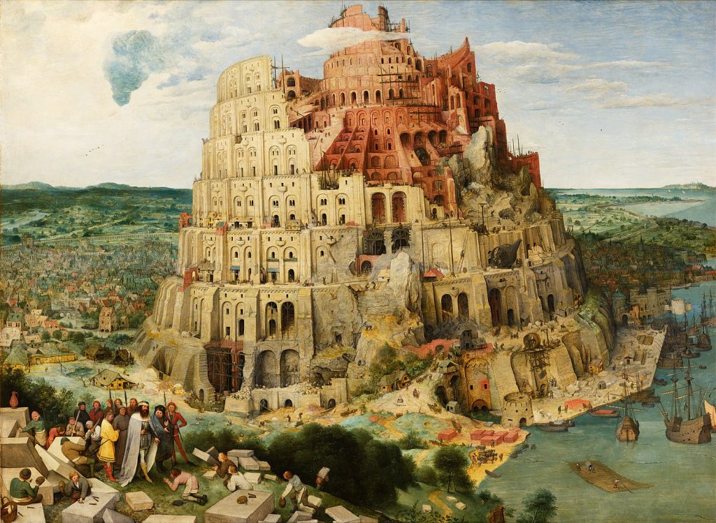 A Torre de Babel, de Pieter  Brueguel